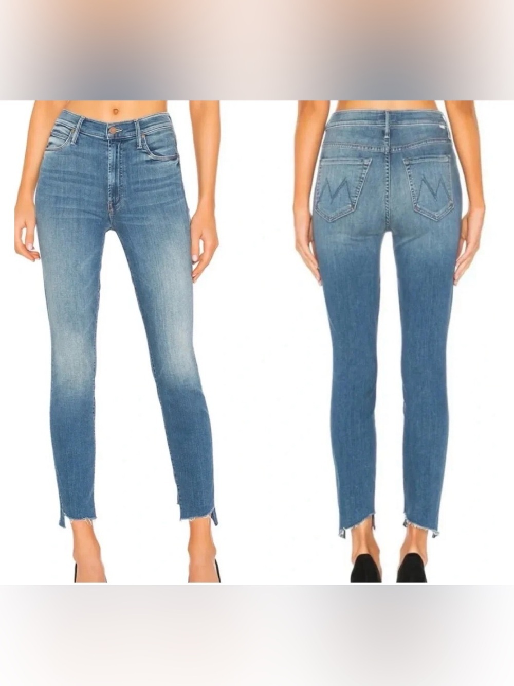 Mother The Stunner Two Step Ankle Fray